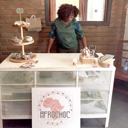 AfroChoc Shop counter